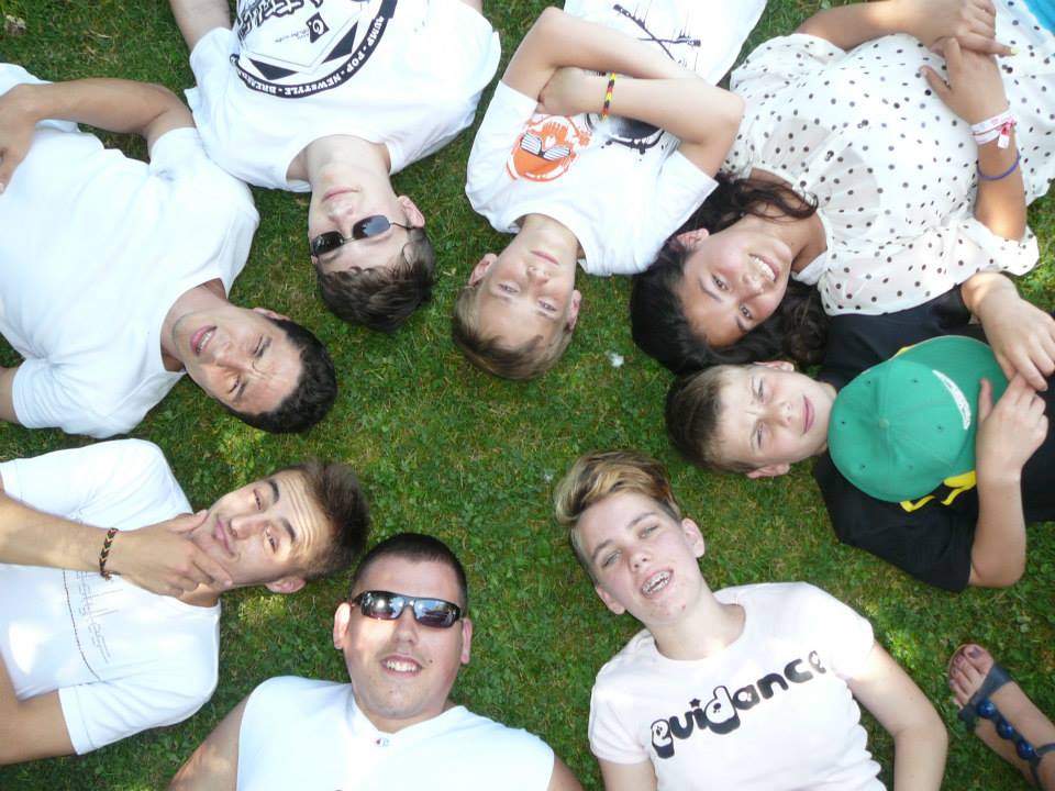 Les jeunes de Color'Ados au stage capoeira en 2014